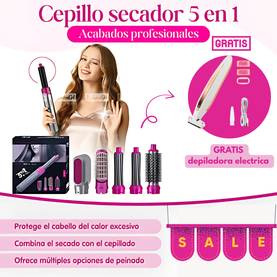 AIRBRUSH 5 EN 1 + DEPILADORA GRATIS